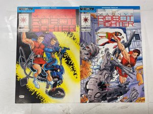 4 Magnus Robot Fighter VALIANT comic books #15 16 19 20 21 KM31