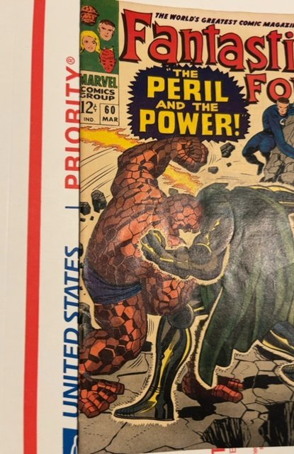 Fantastic Four #60 (1967)the peril and the power Dr doom