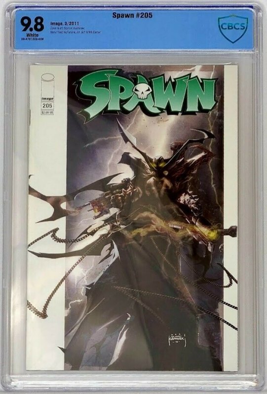 Spawn #205 Image 2011 CBCS 9.8 Low Print Run Equals Top CGC