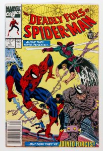 Deadly Foes of Spider-Man #1 NEWSSTAND 