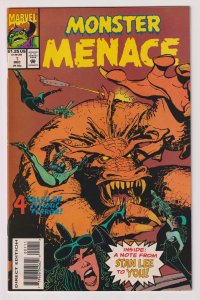 Marvel Comics! Monster Menace! Issue #1 (1993)!