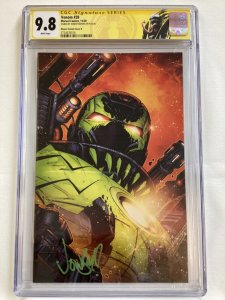 Venom #28 - CGC 9.8 - Marvel Comics - 2021 - John Meyers auto! Virgin variant!