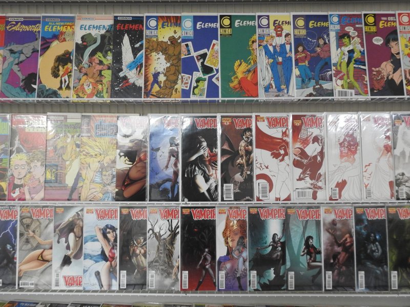 Huge Lot 150+ Comics W/ Vampirella, Deathlok, Fantastic Four+ Avg VF+ Condition!