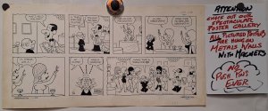 ABERNATHY 1-30 Comic Strip  (1977) 14x11 Jones & Ridgeway Sunday strip