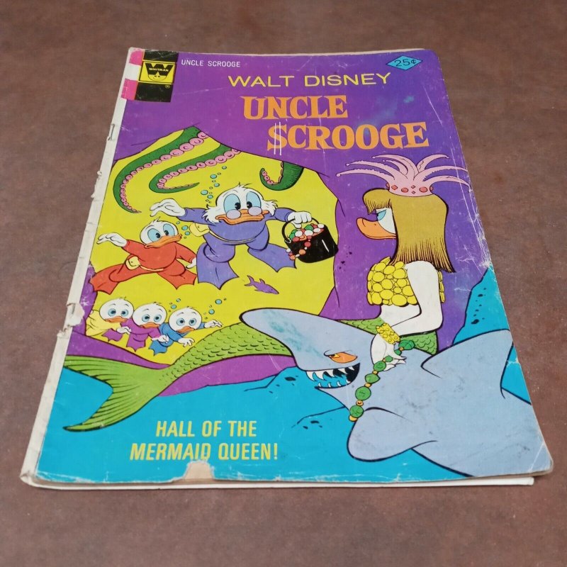 Uncle Scrooge 4 Issue Bronze Age Whitman Comics Lot Run Set Collection disneys