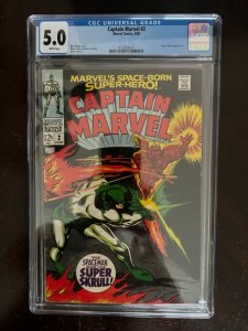 Captain Marvel #2 (1968) - CGC 5.0