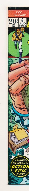 Doc Savage (1972 Marvel Comic) #6 VF/NM