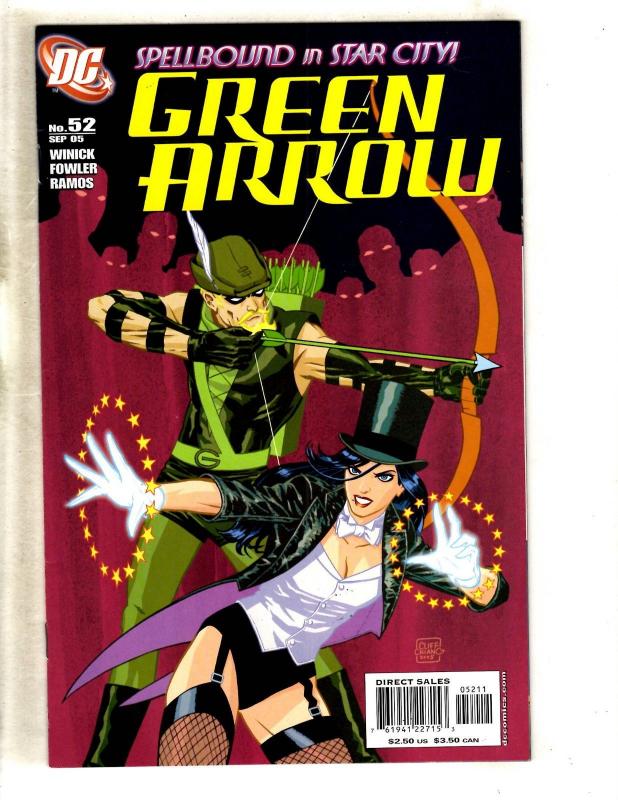 Lot Of 7 Green Arrow DC Comic Books # 52 54 56 60 63 65 75 Batman Flash MF12