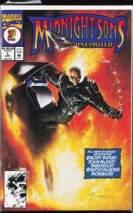 Midnight Sons Unlimited #1 Direct Edition (1993) Ghost Rider