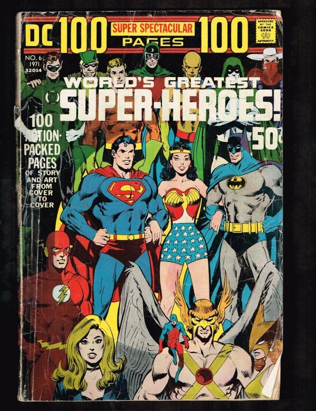 DC 100-Page Super Spectacular #6 ~Crisis on Earth-1/N. Adams Cvr~1971 (3.5) WH