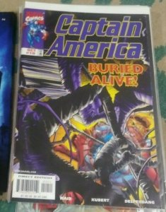 Captain America # 10 1998 marvel  rhino buried alive agent 13 sharon carter