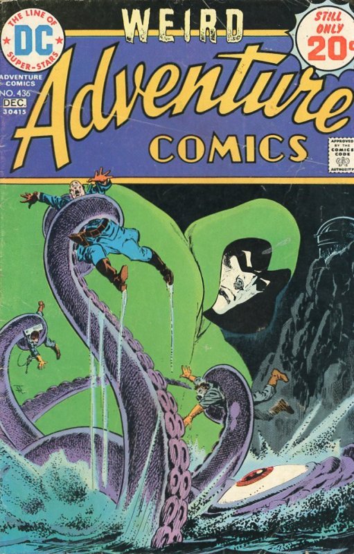 Adventure Comics 436  1974  Jim Aparo Art!  Spectre!  G  Reader Copy
