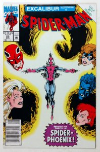 Spider-Man #25 NEWSSTAND (1992) 1st App of Spider-Phoenix