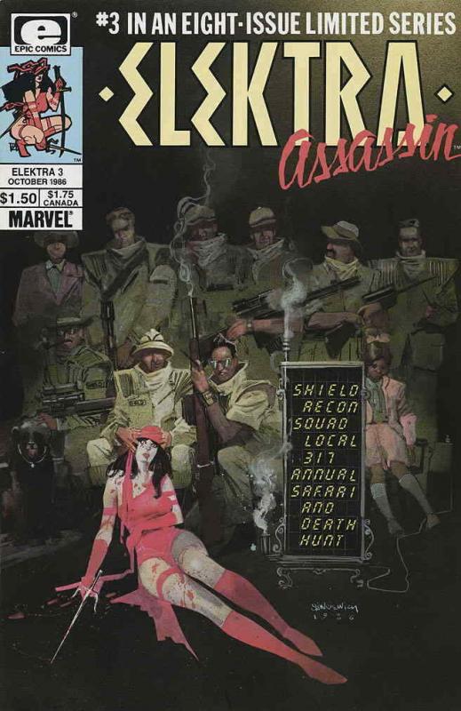 Elektra: Assassin #3 VF/NM; Epic | save on shipping - details inside