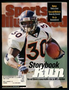 Sports Illustrated ( 8.0 VFN )  Terrell Davis  /  September 1998