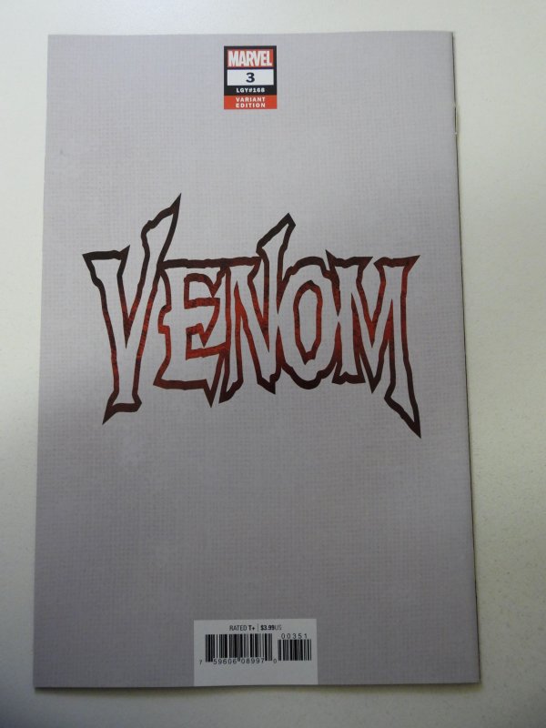 Venom #1 Blank Cover (2018) VF+ COndition