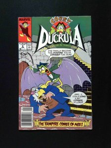 Count Duckula #9  Marvel Comics 1989 VF+ Newsstand