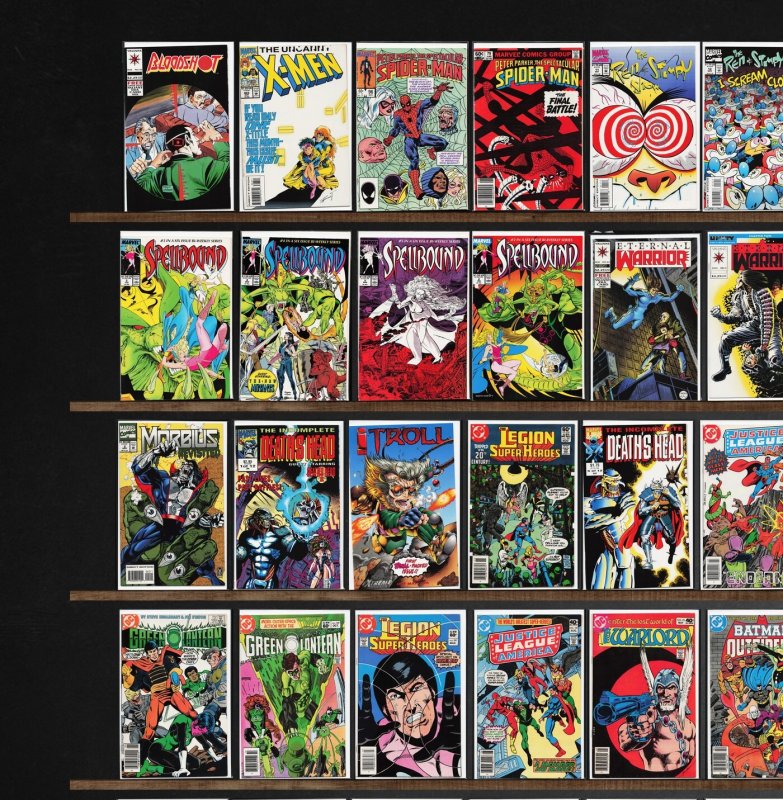 Huge Lot 150+ Comics with Spider-Man 2099, Spider-Man, X-Force & More!