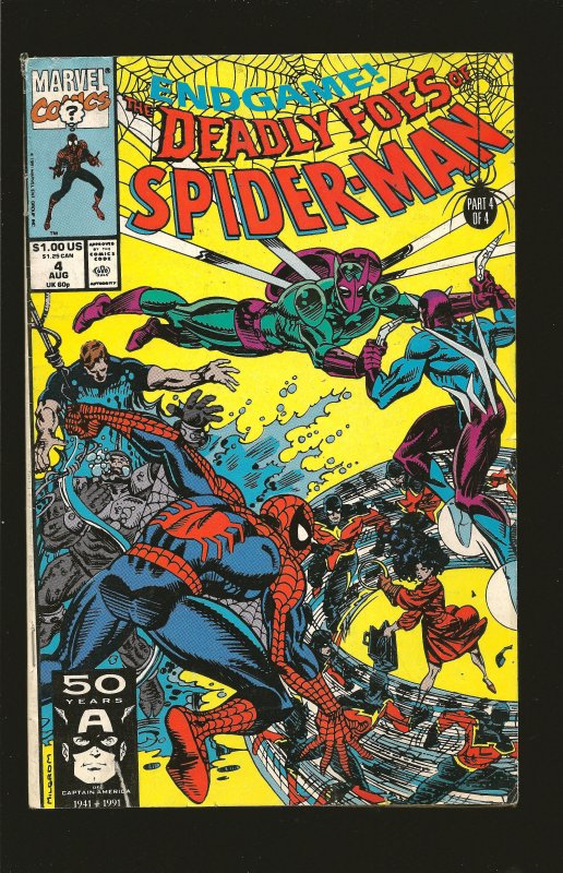 Marvel Comics Deadly Foes Of Spider-Man Vol 1 No 4 August 1991