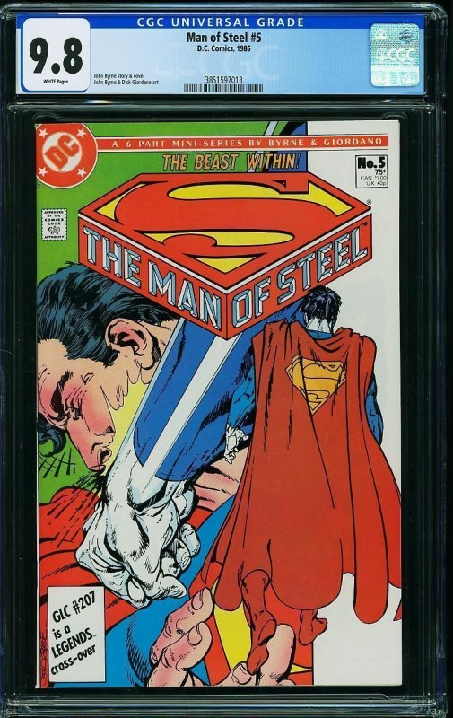 Man of Steel #5 (1986) CGC 9.8 NM/MT