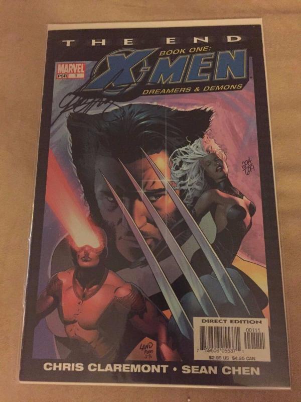 X-Men The End Book One #1 NM Marvel Comic Book DF SIGNED By Chris Claremont J113