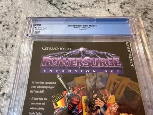 The Sensational Spider-Man # 1 CGC Graded 8.5 Marvel Comic Book Variant JH23