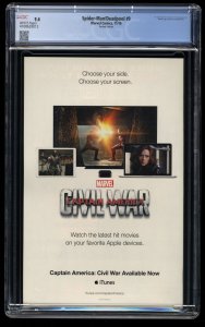 Spider-Man / Deadpool #9 CGC NM 9.4 White Pages