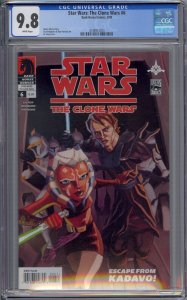 STAR WARS THE CLONE WARS #6 CGC 9.8 LE TANG