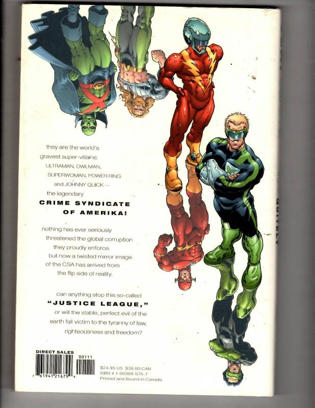 JLA Earth 2 DC Comics Graphic Novel HARDCOVER Comic Book Batman Superman MF5