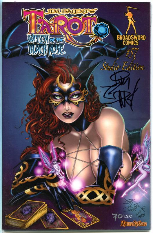 TAROT WITCH of the Black Rose #57, VF+, Limited Jim Balent, 2000, Holly, Signed