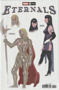 Eternals # 3 Esad Ribic Design 1:10 Variant Cover NM Marvel 2021 [K6]