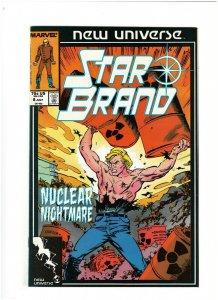 Star Brand #8 VF+ 8.5 Marvel Comics New Universe 1987  