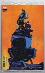 Fortnite X Marvel Zero War #1 Mustard Variant | Sealed With Code (2022) NM