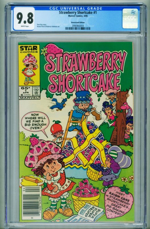 Strawberry Shortcake #1 CGC 9.8 RARE NEWSSTAND-Marvel comics 3990900004