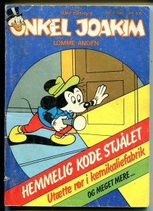 Onkel Joakim #7 1981-Disney-Danish-Uncle Scrooge-Carl Barks-Mickey Mouse-G/VG