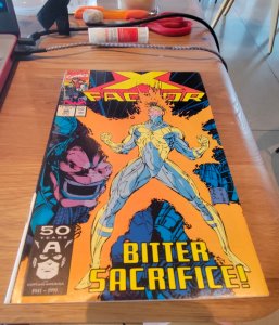 X-Factor #68 Direct Edition (1991) NM- BABBY CABLE! Portacio art! Wow!