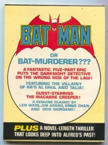 Best Of DC #9 1981- BATMAN-JIM APARO MYSTERY ART-- HIGH VF/NM