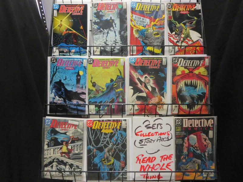 Detective Comics mit Batman (DC 1981-89) #502-598 Lot of 27Diff Moench Wagner