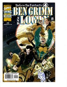 3 Before the Fantastic Four: Ben Grimm and Logan Marvel Comic Books # 1 2 3 MS7