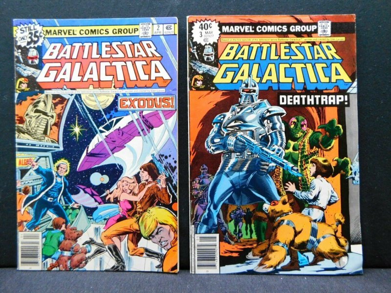 Battlestar Galactica. Issues 1 & 2 Marvel Comics 1979