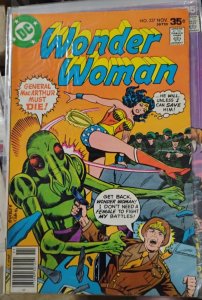 WONDER WOMAN # 237 1977 DC comics  ORIGIN NAZIS WWII  newstand