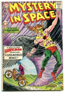 Mystery In Space #89 1964- Hawkman- Adam Strange-- Motorcycle cover VG-