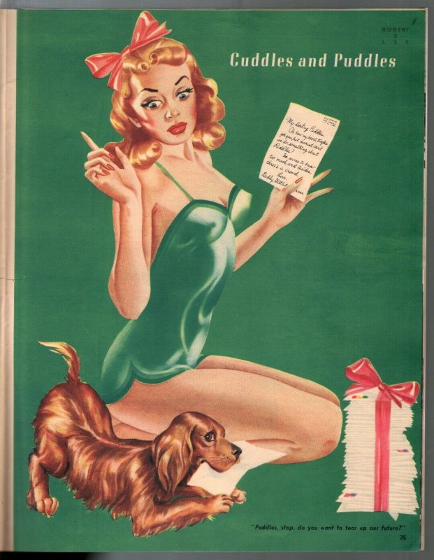 Click 10/1941-Lana Turner cover-cartoons-pin-ups-FDR-stockings-crime-FN+