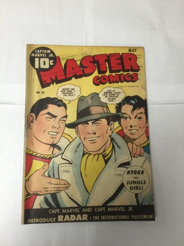 Master Comics 50 1st Radar 3.5 Very Good- Vg- Slight Water