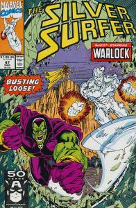 Silver Surfer, The (Vol. 3) #47 FN ; Marvel | Adam Warlock Jim Starlin