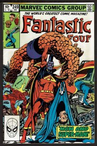 Fantastic Four #249 John Byrne (Dec 1982, Marvel)  6.0 FN