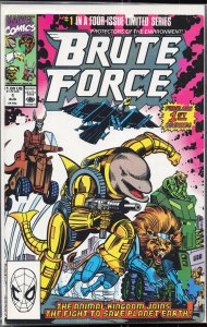 Brute Force #1 (1990) Brute Force [Key Issue]