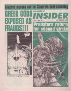 Dark Horse Insider #16 VF/NM ; Dark Horse | Predator