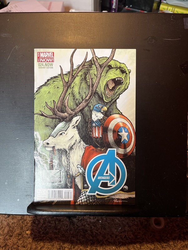 AVENGERS #24 (2013 Marvel) NOW PETERSON EXCLUSIVE VARIANT “Rouge Planet” 759606079025