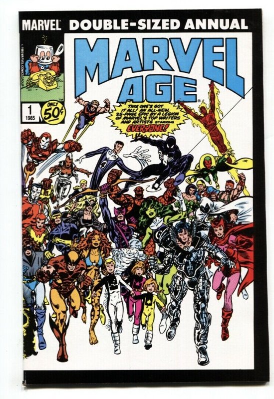 Marvel Age Annual #1 comic book 1985 2nd appearance of Silver Sable